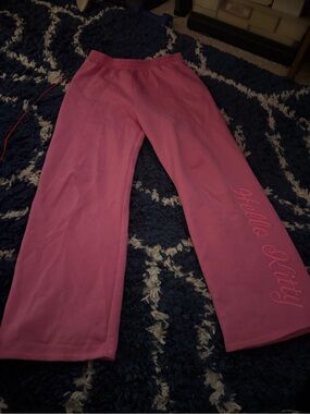 Hello Kitty Bright Pink Elastic Waist Lounge Pants